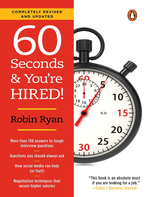 Title details for 60 Seconds and You're Hired! by Robin Ryan - Available